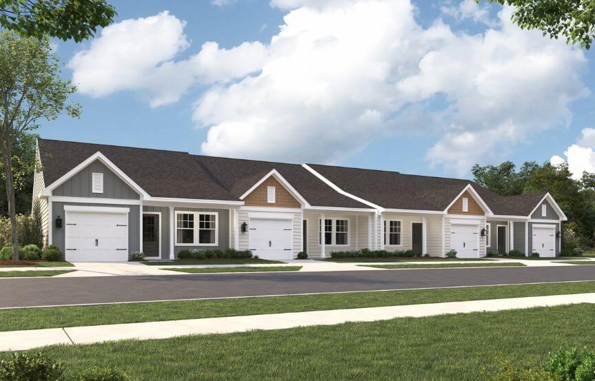 Ashton Woods 55+ spec home plan lot 41 exterior