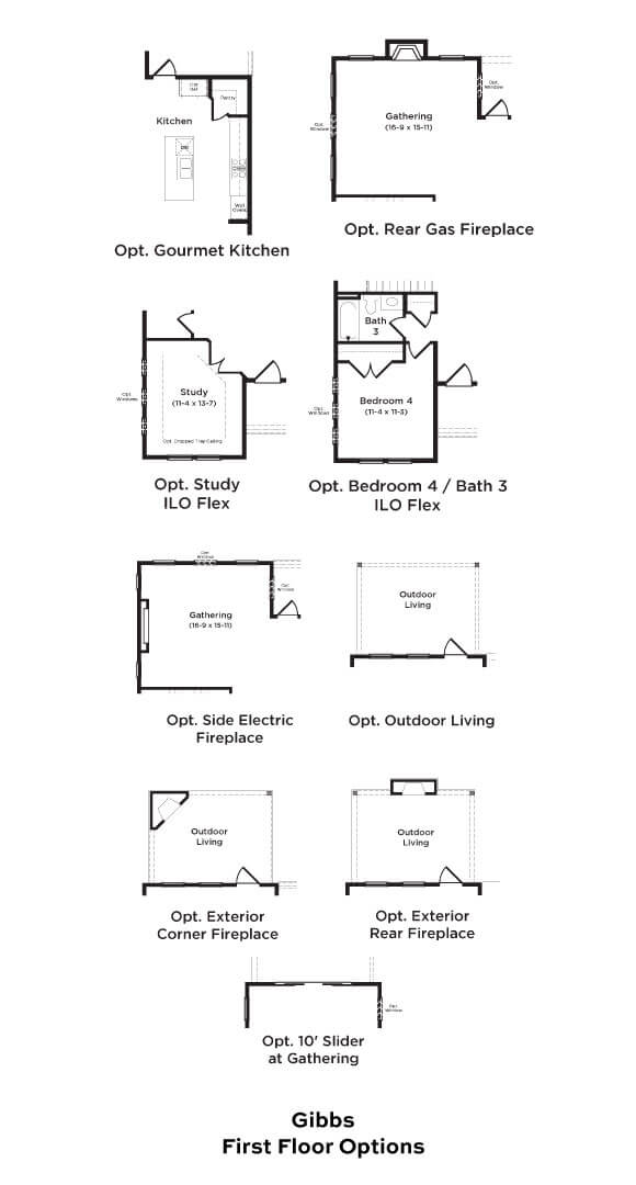 Gibbs R97 First floor Options